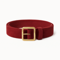 Crimson Cord Belt - Jakvane Belts