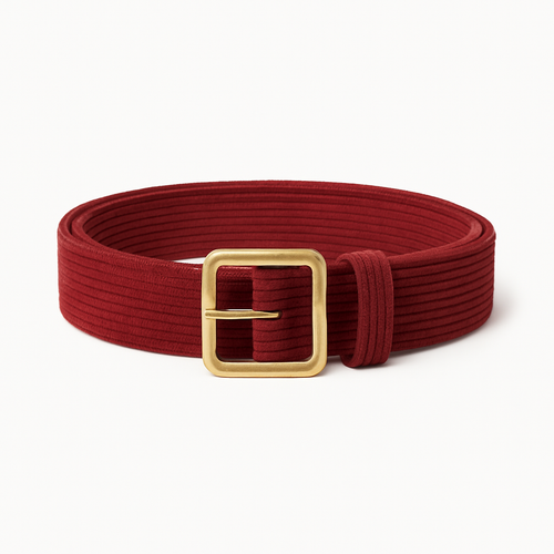 Crimson Cord Belt - Jakvane Belts