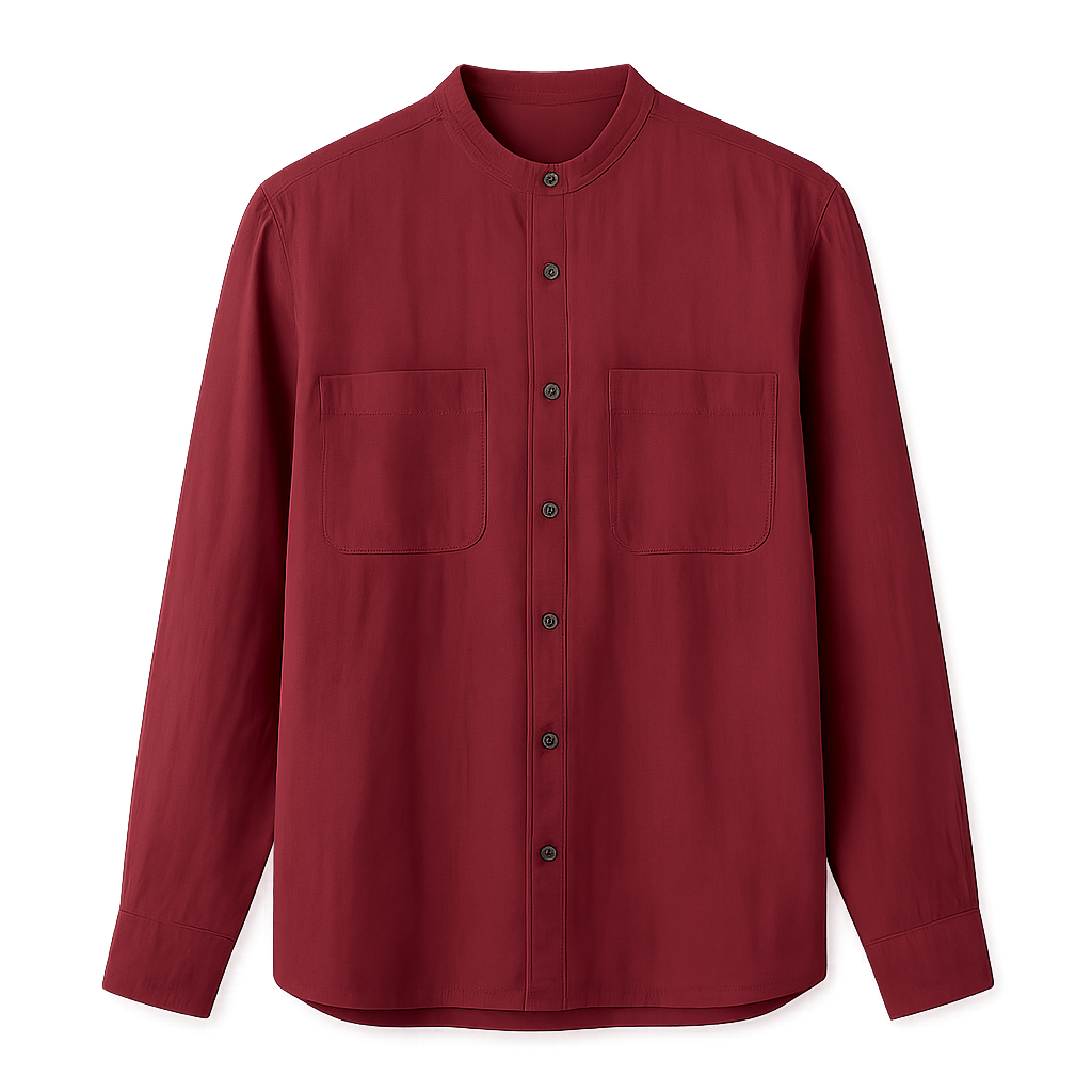 Crimson Linen Shirt - Jakvane Shirts