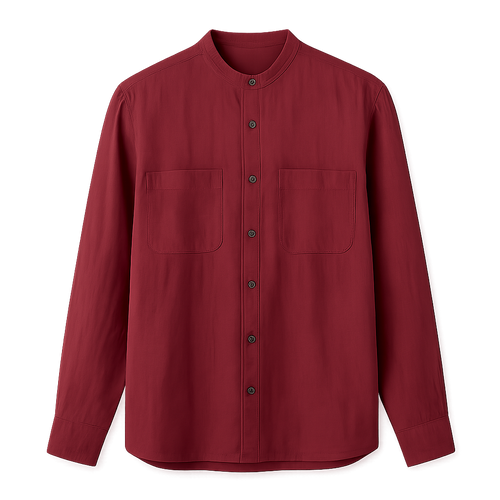Crimson Linen Shirt - Jakvane Shirts
