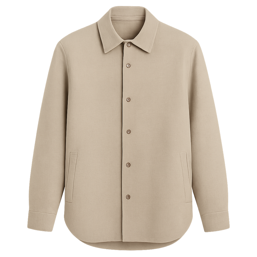 Stone Wool Overshirt - Jakvane Shirts